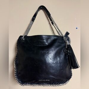 Michael Kors Chelsea Black Leather Purse